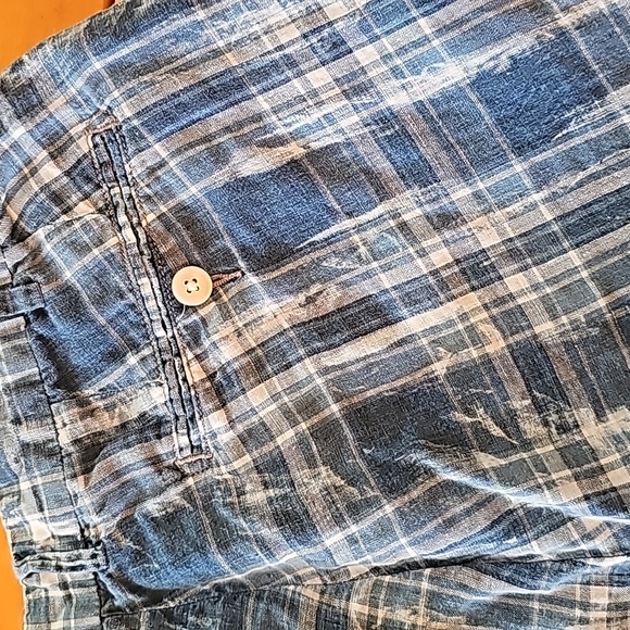 👪 Authentic India Madras by Ralph Lauren POLO 32 linen classic fit 9" shorts - Picture 9 of 9